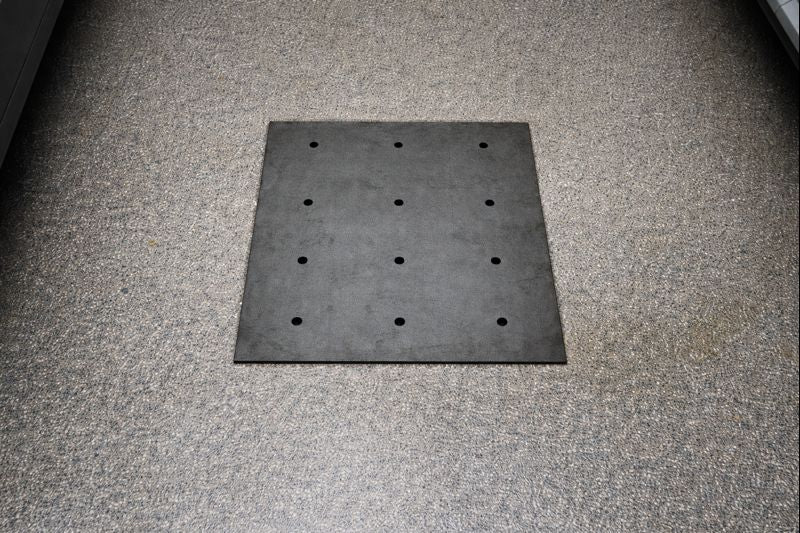 Plaque de drain de garage - Acier Lisse